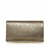 Geanta plic din piele naturala DiAmanti Astrella Bronzo Chiaro